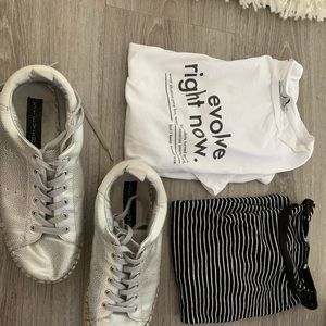 Zara shirts and Steve Madden shoes BUNDLE